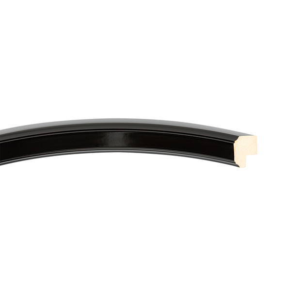 Toronto Oval Frame # 810 Arc Sample - Gloss Black