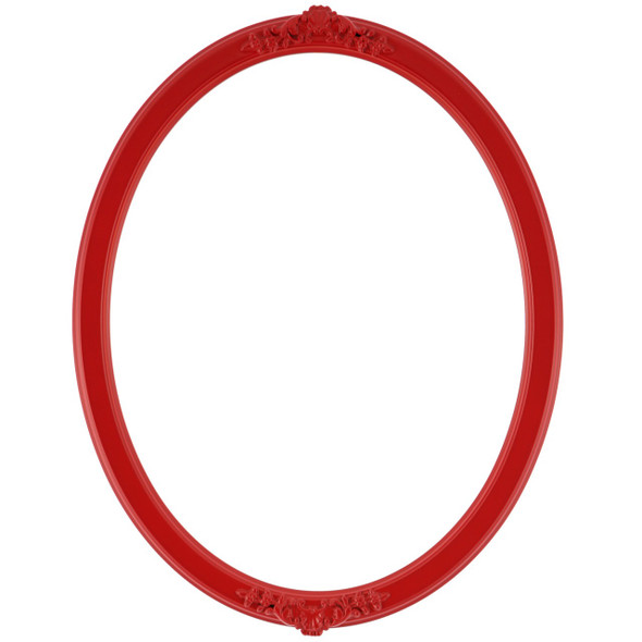 Athena Oval Frame # 811 - Holiday Red