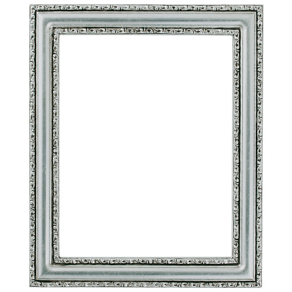 Dorset Rectangle Picture Frame - Silver Leaf Black |Victorian Frames
