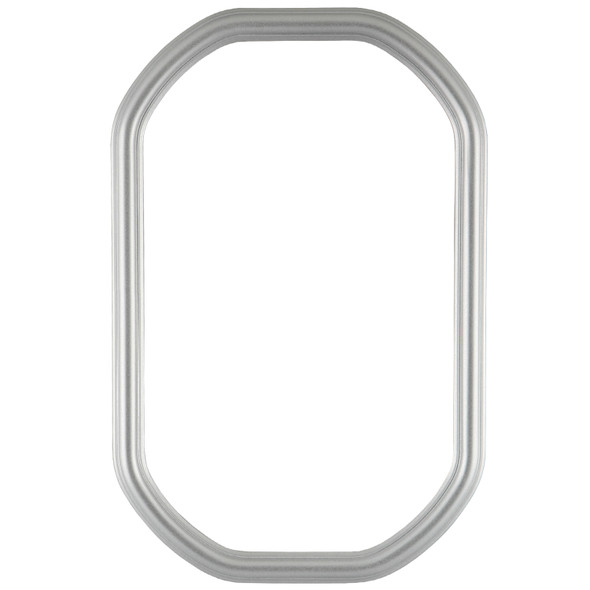 Saratoga Octagon Picture Frame - Silver Spray Saratoga Octagon Picture Frame - Silver Spray