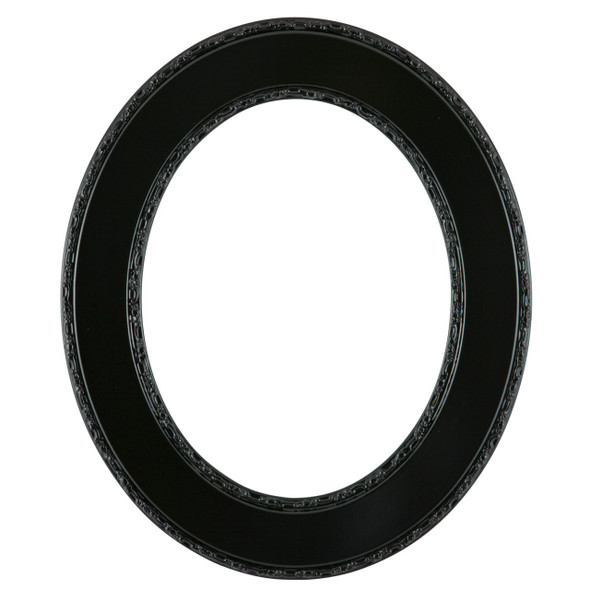 Paris Oval Frame # 832 - Gloss Black
