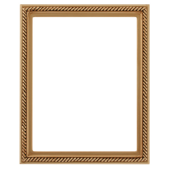 Santa-Fe Rectangle Picture Frame - Antique Gold Leaf |Victorian Frames
