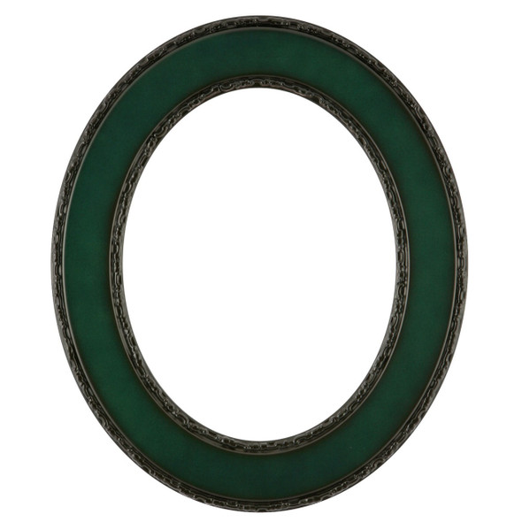 Paris Oval Frame # 832 - Hunter Green