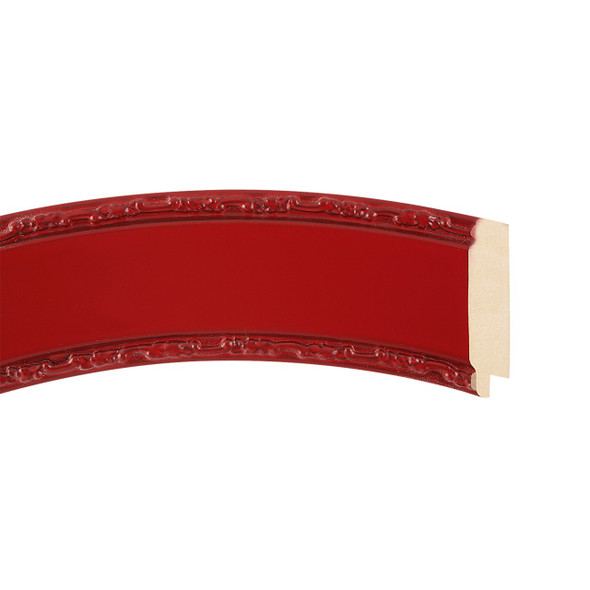 Paris Oval Frame # 832 Arc Sample - Holiday Red