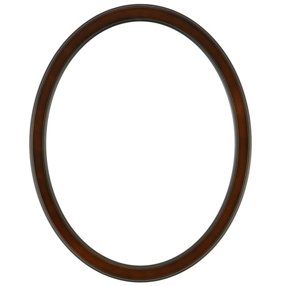 Toronto Oval Picture Frame - Vintage Walnut |Victorian Frames