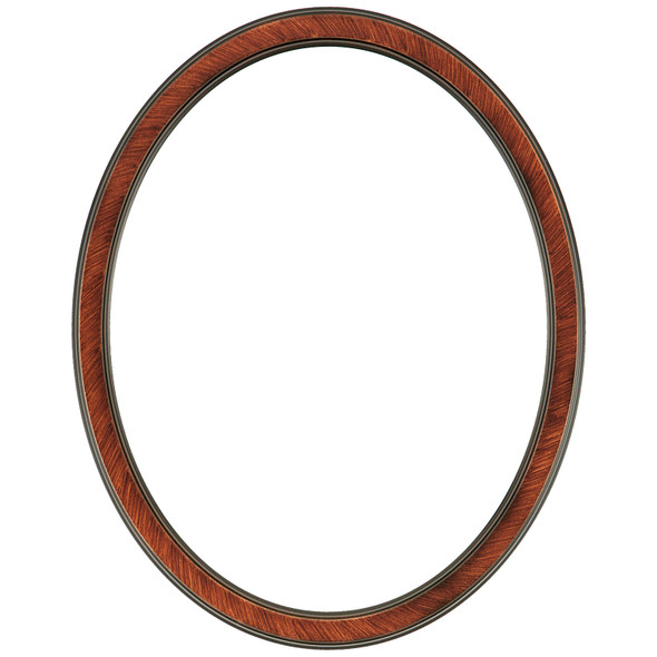 Toronto Oval Picture Frame - Walnut |Victorian Frames