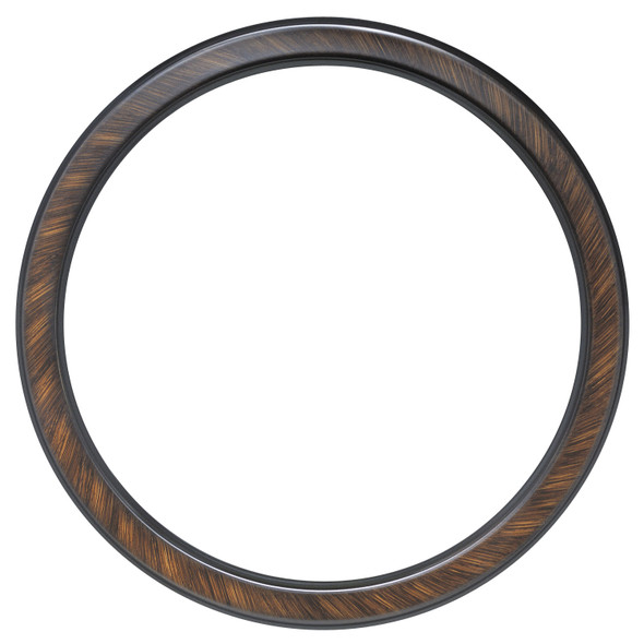 Toronto Oval Picture Frame - Vintage Walnut |Victorian Frames