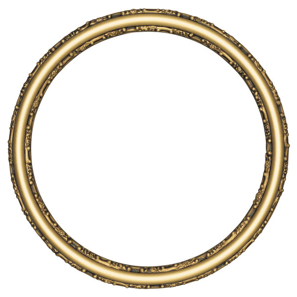 Virginia Round Frame # 553 - Gold Spray