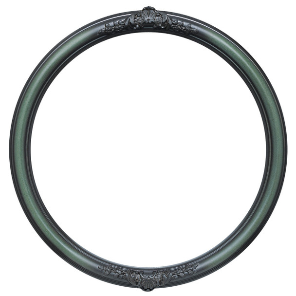 Contessa Round Frame # 554 - Hunter Green