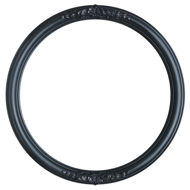 Contessa Round Frame # 554 - Matte Black