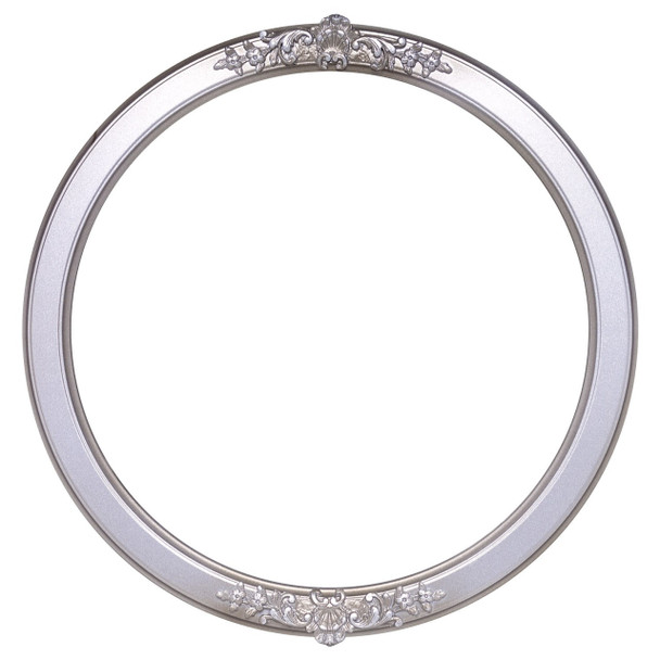 Athena Round Frame # 811 - Silver Shade