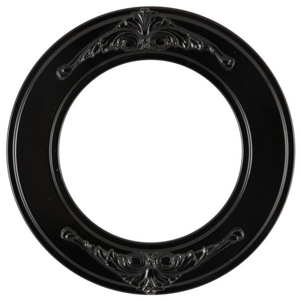 Ramino Round Frame # 831 - Gloss Black