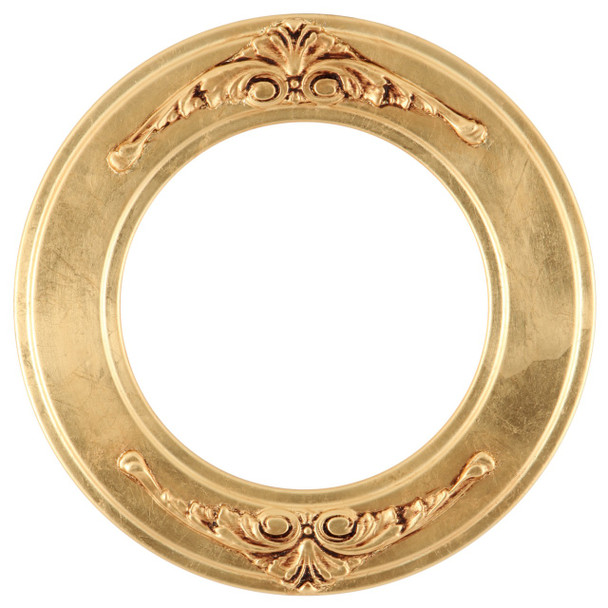 Ramino Round Frame # 831 - Gold Leaf