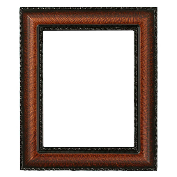 Somerset Rectangle Frame # 452 - Vintage Walnut