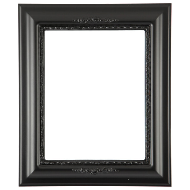 Boston Rectangle Frame # 457 - Matte Black