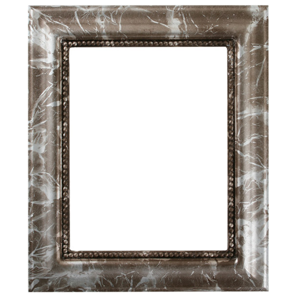 Heritage Rectangle Frame # 458 - Champagne Silver