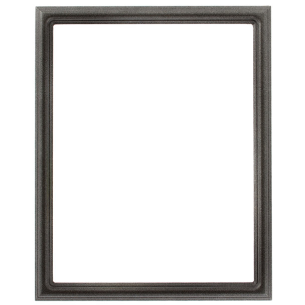 Saratoga Rectangle Frame # 550 - Black Silver