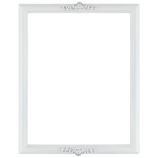 Contessa Rectangle Frame #554 - Linen White