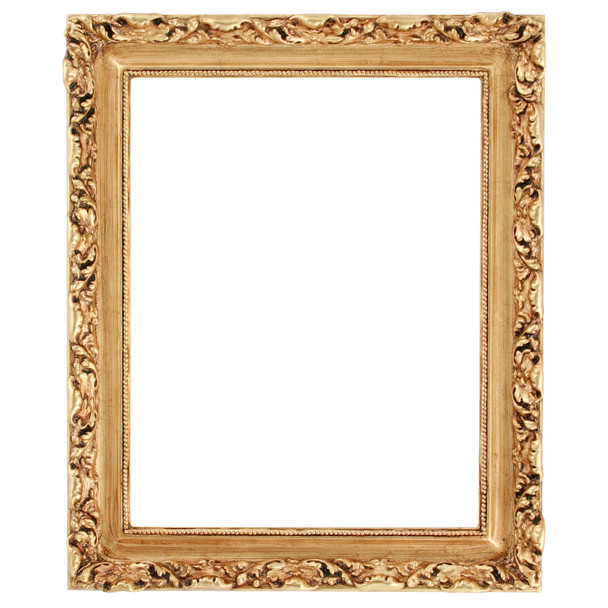Rome Rectangle Frame # 602 - Antique Gold Leaf