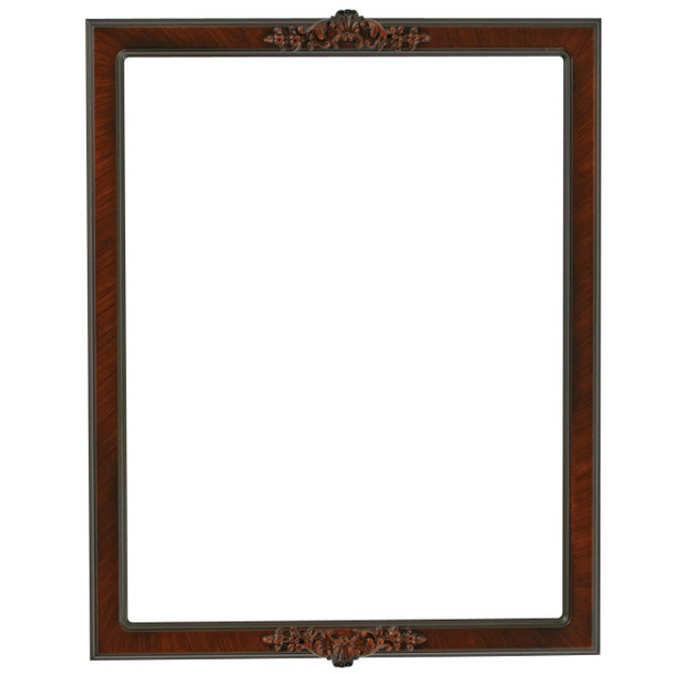 Athena Rectangle Frame # 811 - Vintage Walnut