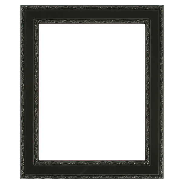 Monticello Rectangle Frame # 822 - Matte Black