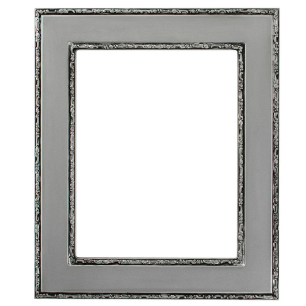 Paris Rectangle Frame # 832 - Silver Spray