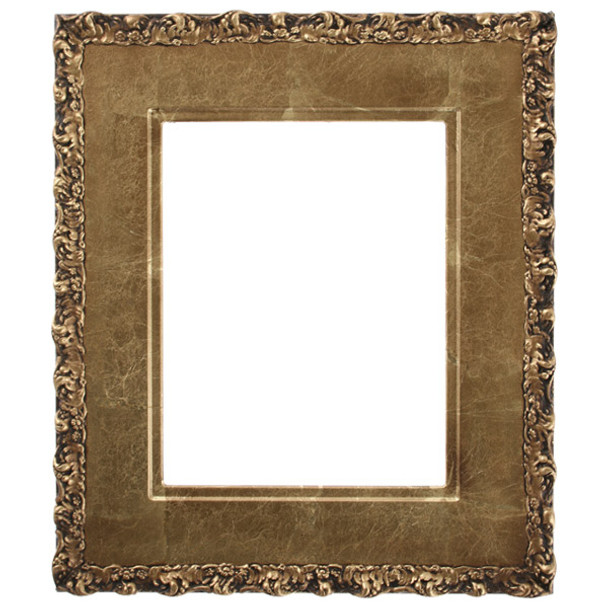 Williamsburg Rectangle Frame # 844 - Champagne Gold