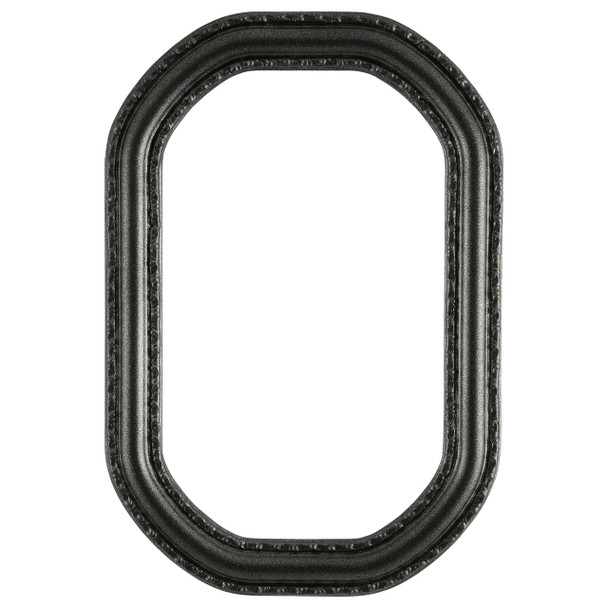 Dorset Octagon Frame #462 - Black Silver