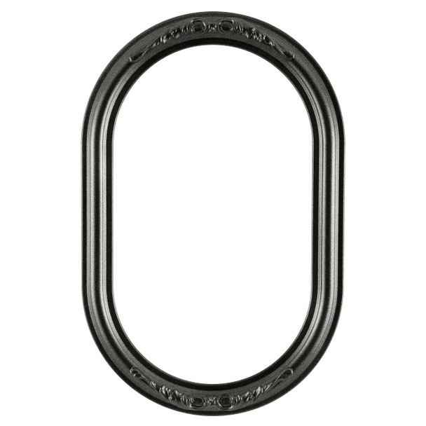 Florence Oblong Frame #461 - Black Silver