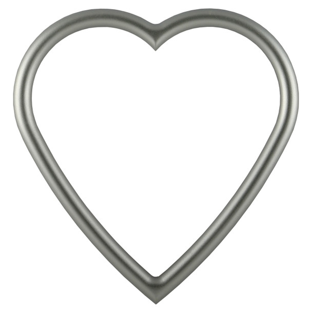 Pasadena Heart Frame - #250 - Silver Spray