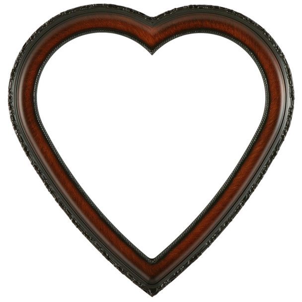 Kensington Heart Frame #401 - Vintage Walnut