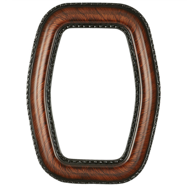 Somerset Hexagon Frame #452 - Vintage Walnut