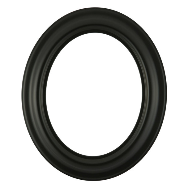 Lancaster Oval Frame # 450 - Matte Black