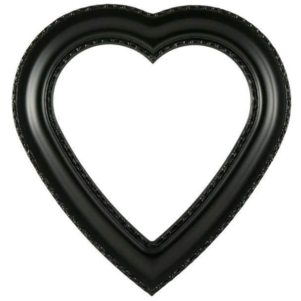 Somerset Heart Frame #452 - Matte Black