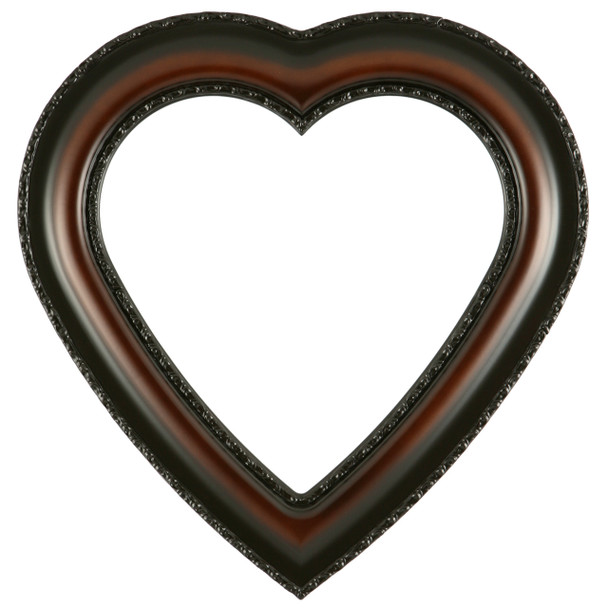 Somerset Heart Frame #452 - Walnut