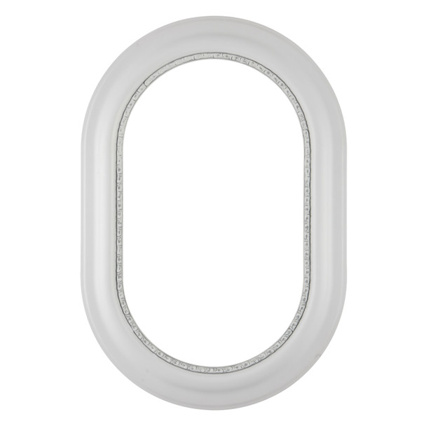 Chicago Oblong Frame #456 - Linen White