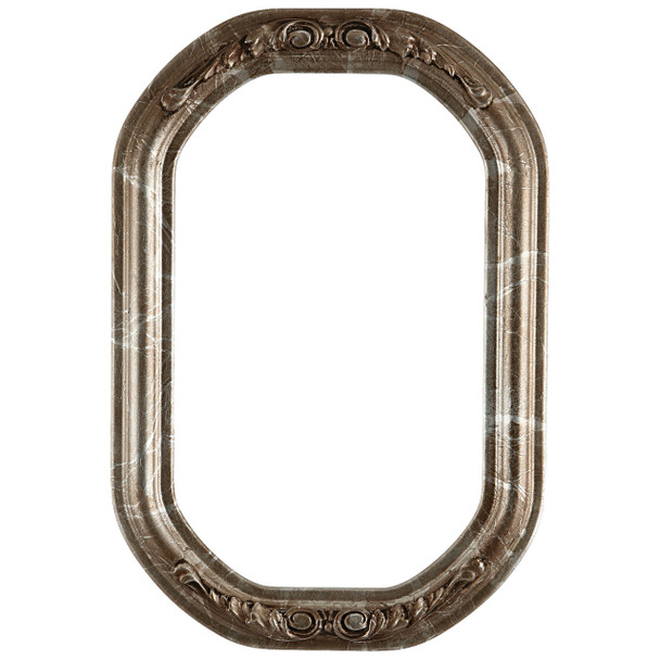 Florence Octagon Frame #461 - Champagne Silver