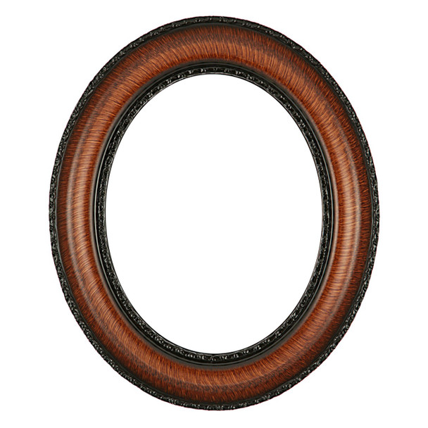 Somerset Oval Frame # 452 - Vintage Walnut