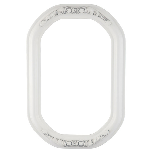 Florence Octagon Frame #461 - Linen White