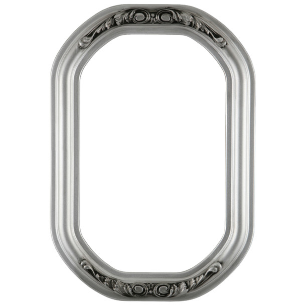 Florence Octagon Frame #461 - Silver Spray