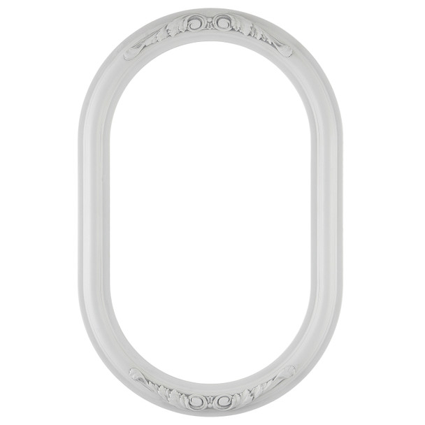 Florence Oblong Frame #461 - Linen White