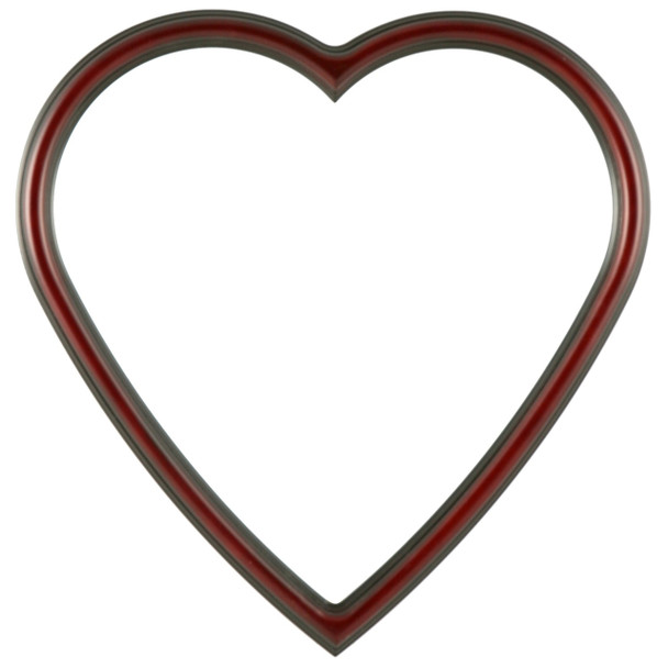Saratoga Heart Frame #550 - Rosewood