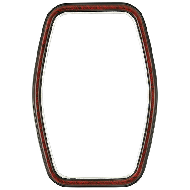 Hamilton Hexagon Frame #551 - Vintage Cherry with Silver Lip