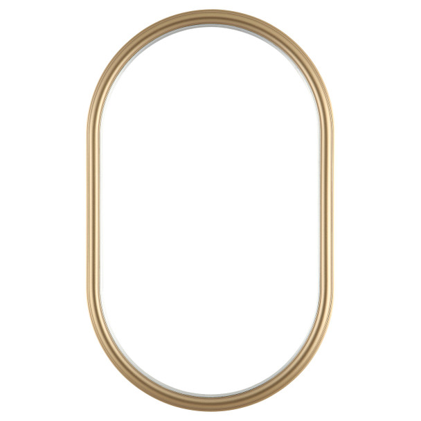 Hamilton Oblong Frame #551 - Gold Spray with Silver Lip