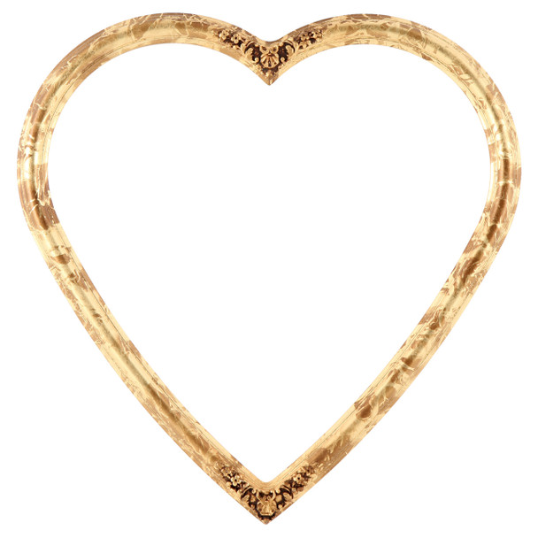 Contessa Heart Frame #554 - Champagne Gold