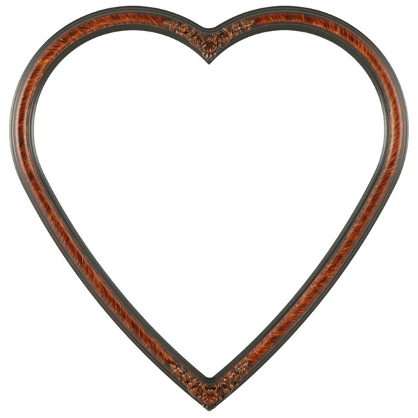 Contessa Heart Frame #554 - Vintage Walnut