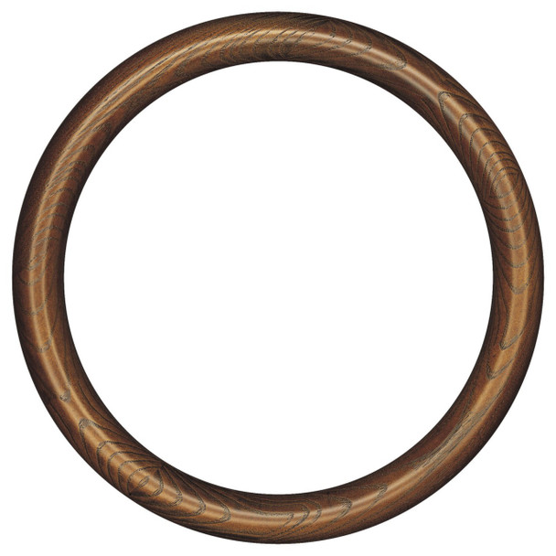 Sydney Round Frame # 200 - Toasted Oak