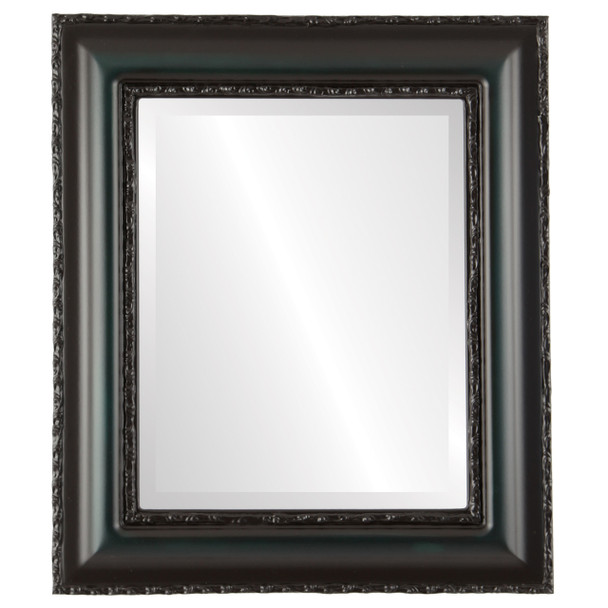 Somerset Beveled Rectangle Mirror Frame in Hunter Green