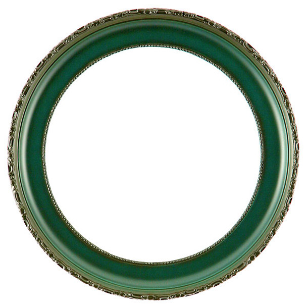 Kensington Round Frame # 401 - Hunter Green