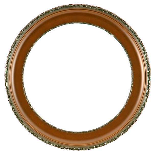 Kensington Round Frame # 401 - Walnut